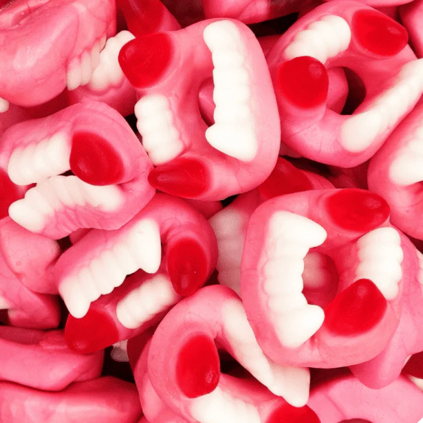 Dentiers Dracula à la fraise (vrac) TROLLI